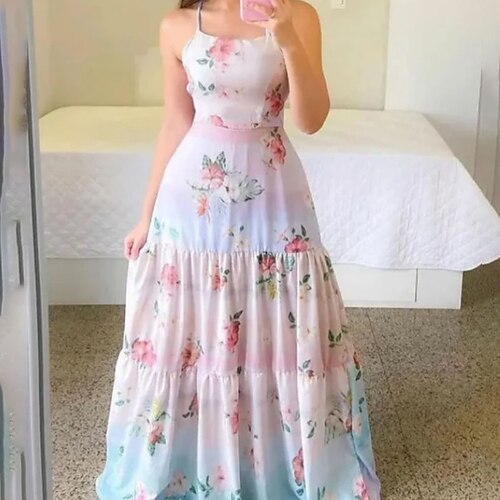 Women's Swing Dress Floral Dress Midi Dress Pink Sleeveless Floral Backless Cold Shoulder Print Spring Summer Spaghetti Strap Stylish Modern 2022 S M L XL
Women's Swing Dress Floral Dress Midi Dress Pink Sleeveless Floral Backless Cold Shoulder Print Spring Summer Spaghetti Strap Stylish Modern 2022 S M L XL