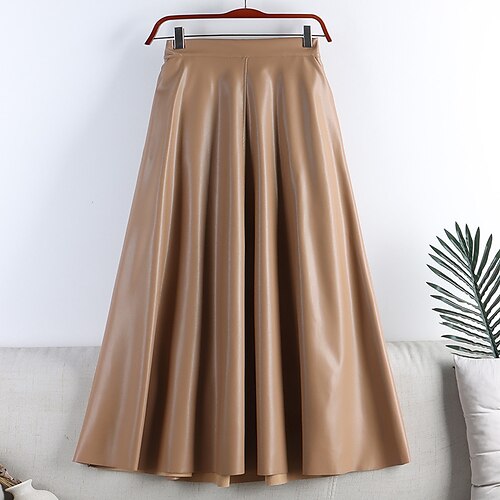 Women's Fashion Vintage Skirts Daily Holiday Solid Colored Pocket Green Black Light Brown One-Size
Women's Fashion Vintage Skirts Daily Holiday Solid Colored Pocket Green Black Light Brown One-Size