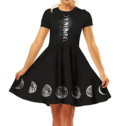 Women's A Line Dress Short Mini Dress Black And White White Black Short Sleeve Striped Print Print Spring Summer Crew Neck Stylish Elegant 2022 S M L XL
Women's A Line Dress Short Mini Dress Black And White White Black Short Sleeve Striped Print Print Spring Summer Crew Neck Stylish Elegant 2022 S M L XL