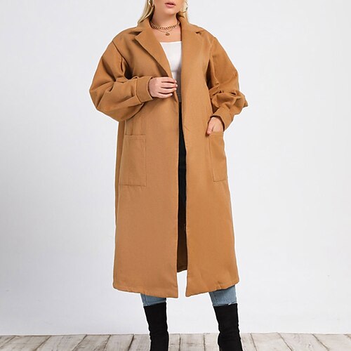 autumn and winter new temperament commuter ol long-sleeved age-reducing lapel western style european and american woven windbreaker plus size women's clothing
autumn and winter new temperament commuter ol long-sleeved age-reducing lapel western style european and american woven windbreaker plus size women's clothing