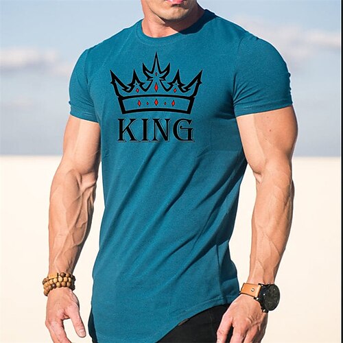 Men's Unisex T shirt Tee Letter Graphic Prints Crew Neck Blue Outdoor Street Short Sleeve Print Clothing Apparel Sports Designer Casual Big and Tall / Summer / Summer
Men's Unisex T shirt Tee Letter Graphic Prints Crew Neck Blue Outdoor Street Short Sleeve Print Clothing Apparel Sports Designer Casual Big and Tall / Summer / Summer