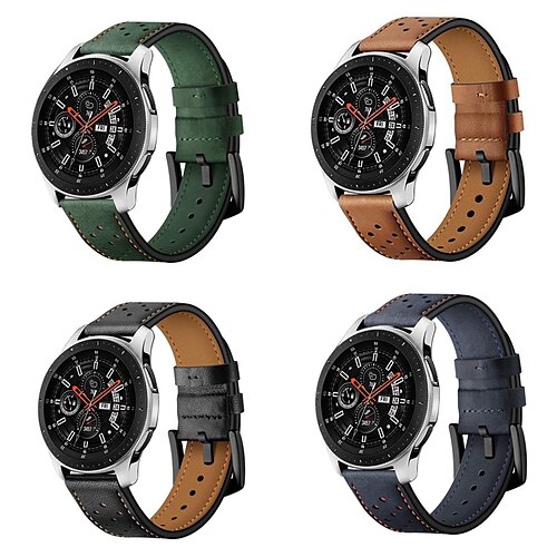 1 pcs Smart Watch Band for Samsung Galaxy Gear S2 Classic Watch 42mm Watch 3 41mm Watch Active 2 40mm / 44mm, Watch Active 40mm Watch 3 45mm, Watch 46mm 20mm 22mm PU Leather Smartwatch Strap
1 pcs Smart Watch Band for Samsung Galaxy Gear S2 Classic Watch 42mm Watch 3 41mm Watch Active 2 40mm / 44mm, Watch Active 40mm Watch 3 45mm, Watch 46mm 20mm 22mm PU Leather Smartwatch Strap