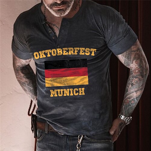 Men's Henley Shirt Tee T shirt Tee 3D Print Graphic National Flag Plus Size Henley Daily Sports Button-Down Print Short Sleeve Tops Designer Basic Casual Classic Black / Summer
Men's Henley Shirt Tee T shirt Tee 3D Print Graphic National Flag Plus Size Henley Daily Sports Button-Down Print Short Sleeve Tops Designer Basic Casual Classic Black / Summer