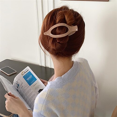 Hair Claw Clip Barrette Duckbill for Women Fashion Crab Acrylic Hairpin Ponytail Hairgrip Girls Hair Accessories Headwear
Hair Claw Clip Barrette Duckbill for Women Fashion Crab Acrylic Hairpin Ponytail Hairgrip Girls Hair Accessories Headwear