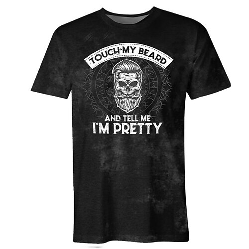 Men's Unisex T shirt Tee Letter Graphic Prints Crew Neck Black 3D Print Outdoor Street Short Sleeve Print Clothing Apparel Sports Casual Big and Tall / Summer / Summer
Men's Unisex T shirt Tee Letter Graphic Prints Crew Neck Black 3D Print Outdoor Street Short Sleeve Print Clothing Apparel Sports Casual Big and Tall / Summer / Summer