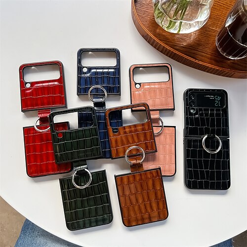 Phone Case For Samsung Galaxy Back Cover Flip Z Flip 4 Soft Edges Case with Ring Shockproof Lines / Waves Geometric Pattern PC
Phone Case For Samsung Galaxy Back Cover Flip Z Flip 4 Soft Edges Case with Ring Shockproof Lines / Waves Geometric Pattern PC