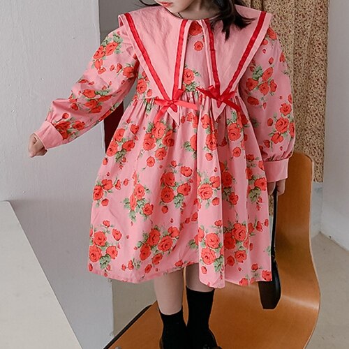 Kids Little Girls' Dress Floral Camellia Princess Sweet Dresses Fall Winter 2-8 Years
Kids Little Girls' Dress Floral Camellia Princess Sweet Dresses Fall Winter 2-8 Years