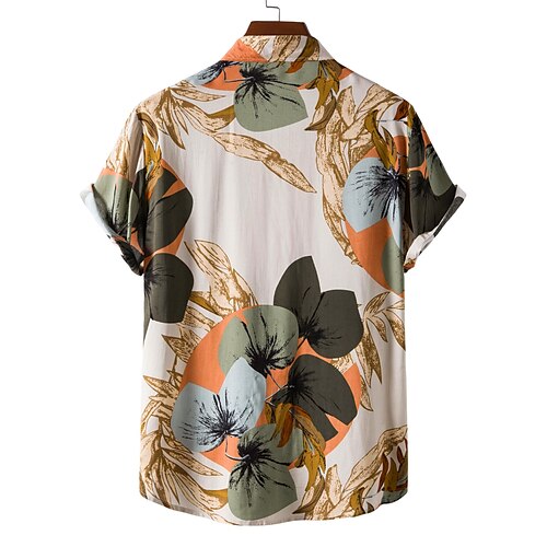 Men's Summer Hawaiian Shirt Casual Shirt Top Flowers Print Short Sleeve Daily Streetwear Vacation Beach Holiday Summer Shirt Comfortable Soft Light
Men's Summer Hawaiian Shirt Casual Shirt Top Flowers Print Short Sleeve Daily Streetwear Vacation Beach Holiday Summer Shirt Comfortable Soft Light