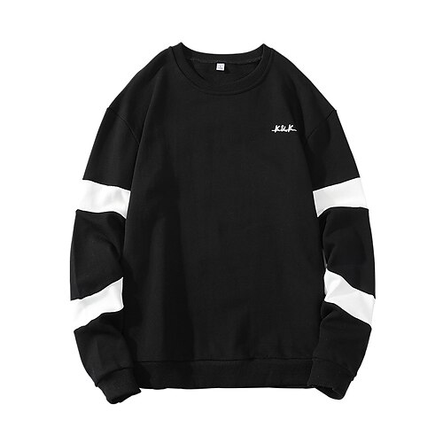Men's Sweatshirt Pullover Color Block Print Sports Outdoor Daily Sports Hot Stamping Basic Casual Hoodies Sweatshirts Black
Men's Sweatshirt Pullover Color Block Print Sports Outdoor Daily Sports Hot Stamping Basic Casual Hoodies Sweatshirts Black