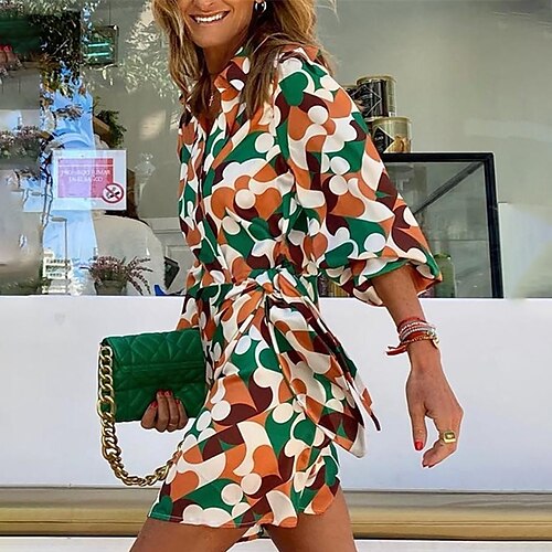 spot o1649 cross-border e-commerce independent station european and american women's fashion print lace shirt dress
spot o1649 cross-border e-commerce independent station european and american women's fashion print lace shirt dress