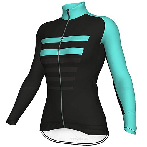 21Grams Women's Cycling Jersey Long Sleeve Bike Top with 3 Rear Pockets Mountain Bike MTB Road Bike Cycling Quick Dry Moisture Wicking Green Yellow Blue Stripes Sports Clothing Apparel / Stretchy
21Grams Women's Cycling Jersey Long Sleeve Bike Top with 3 Rear Pockets Mountain Bike MTB Road Bike Cycling Quick Dry Moisture Wicking Green Yellow Blue Stripes Sports Clothing Apparel / Stretchy