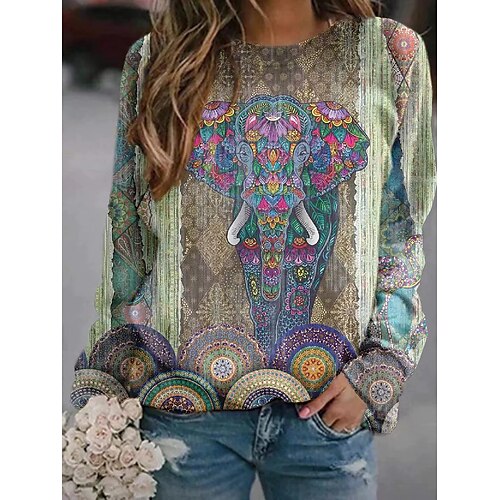 Women's Sweatshirt Pullover Animal Print Daily Sports 3D Print Active Streetwear Hoodies Sweatshirts Green Blue Khaki
Women's Sweatshirt Pullover Animal Print Daily Sports 3D Print Active Streetwear Hoodies Sweatshirts Green Blue Khaki