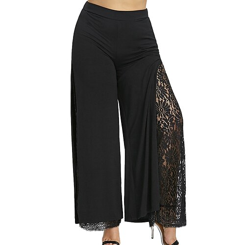 donna taglie forti foro gamba larga tinta unita nero casual casual quotidiano naturale lunghezza intera autunno primavera nero 5xl
donna taglie forti foro gamba larga tinta unita nero casual casual quotidiano naturale lunghezza intera autunno primavera nero 5xl