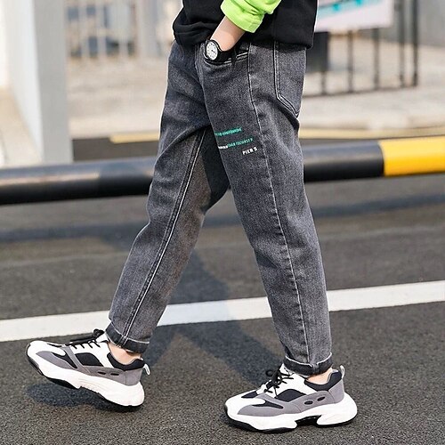 Kids Boys Pants Dark Gray Solid Colored Fall Spring Streetwear Street 3-13 Years
Kids Boys Pants Dark Gray Solid Colored Fall Spring Streetwear Street 3-13 Years