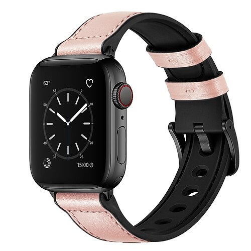 1pc Smart Watch Band Compatible with Apple iWatch 38/40/41mm 42/44/45mm Silicone PU Leather Waterproof Adjustable Breathable Sport Band Leather Loop for iWatch Smartwatch Strap Wristband for Series 7
1pc Smart Watch Band Compatible with Apple iWatch 38/40/41mm 42/44/45mm Silicone PU Leather Waterproof Adjustable Breathable Sport Band Leather Loop for iWatch Smartwatch Strap Wristband for Series 7