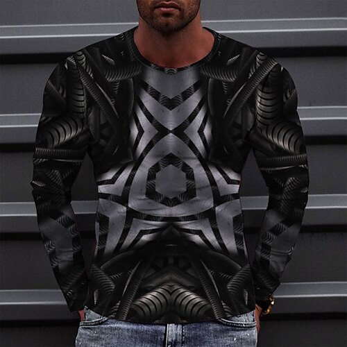 Men's T shirt Tee Tee Graphic Round Neck Gray Long Sleeve 3D Print Casual Daily Print Tops Fashion Designer Comfortable Big and Tall
Men's T shirt Tee Tee Graphic Round Neck Gray Long Sleeve 3D Print Casual Daily Print Tops Fashion Designer Comfortable Big and Tall