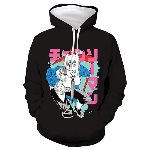 Inspired by Chainsaw Man Denji Hoodie Cartoon Manga Anime Front Pocket Graphic Hoodie For Women's Adults' 3D Print 100% Polyester
Inspired by Chainsaw Man Denji Hoodie Cartoon Manga Anime Front Pocket Graphic Hoodie For Women's Adults' 3D Print 100% Polyester