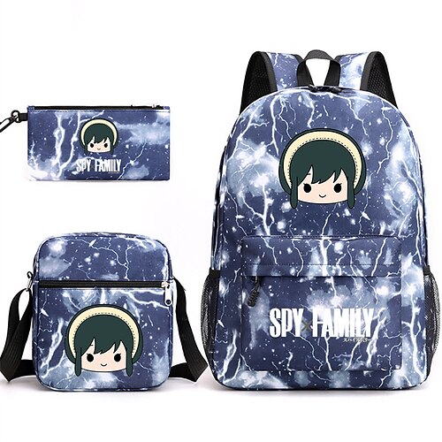 Spy Play Home Spy Family Three-piece Bag Game Peripheral Backpack Large-capacity Canvas Bag
Spy Play Home Spy Family Three-piece Bag Game Peripheral Backpack Large-capacity Canvas Bag