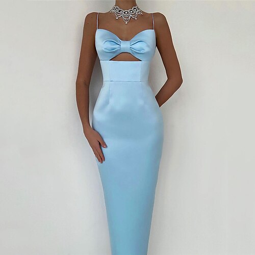 Women's Bodycon Sheath Dress Maxi long Dress Blue Sleeveless Pure Color Backless Print Spring Summer Spaghetti Strap Elegant Mature Slim 2022 S M L XL
Women's Bodycon Sheath Dress Maxi long Dress Blue Sleeveless Pure Color Backless Print Spring Summer Spaghetti Strap Elegant Mature Slim 2022 S M L XL