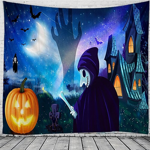 Halloween Party Wall Tapestry Art Decor Blanket Curtain Hanging Home Bedroom Living Room Decoration Polyester Dead Pumpkin Castle Ghost
Halloween Party Wall Tapestry Art Decor Blanket Curtain Hanging Home Bedroom Living Room Decoration Polyester Dead Pumpkin Castle Ghost