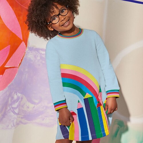 Kids Little Girls' Dress Cartoon A Line Dress Daily Print Blue Knee-length Long Sleeve Princess Sweet Dresses Summer Regular Fit 1pcs 2-8 Years
Kids Little Girls' Dress Cartoon A Line Dress Daily Print Blue Knee-length Long Sleeve Princess Sweet Dresses Summer Regular Fit 1pcs 2-8 Years