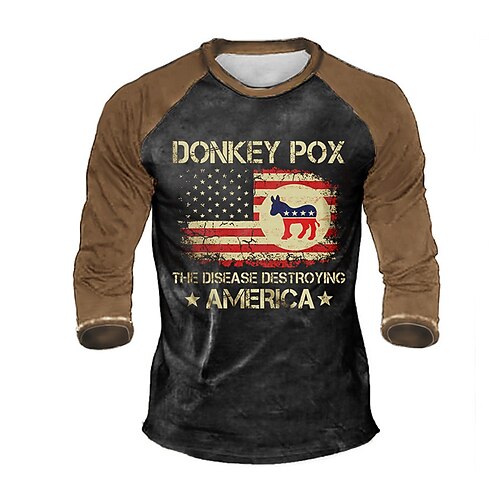 Men's Unisex T shirt Tee Color Block Graphic Prints National Flag Crew Neck Black 3D Print Outdoor Street Long Sleeve Patchwork Print Clothing Apparel Sports Designer Casual Big and Tall / Spring
Men's Unisex T shirt Tee Color Block Graphic Prints National Flag Crew Neck Black 3D Print Outdoor Street Long Sleeve Patchwork Print Clothing Apparel Sports Designer Casual Big and Tall / Spring