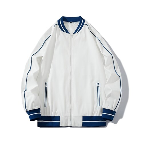 Men's Track Jacket Windbreaker Windproof Breathable Lightweight Top Full Zip Fashion Spring Autumn Tennis Running Training / Micro-elastic / Athleisure
Men's Track Jacket Windbreaker Windproof Breathable Lightweight Top Full Zip Fashion Spring Autumn Tennis Running Training / Micro-elastic / Athleisure