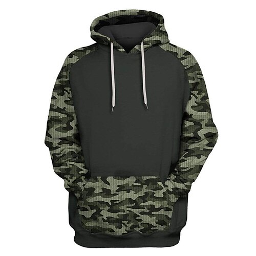 Men's Unisex Pullover Hoodie Sweatshirt Graphic Prints Camo / Camouflage Print Daily Sports 3D Print Designer Casual Hoodies Sweatshirts Green
Men's Unisex Pullover Hoodie Sweatshirt Graphic Prints Camo / Camouflage Print Daily Sports 3D Print Designer Casual Hoodies Sweatshirts Green