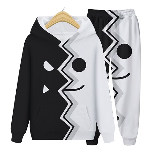 Kids Boys Hoodie Pants HoodieSet Clothing Set 2 Pieces Long Sleeve Black Graphic Print Street Vacation Outdoor Fashion Comfort Cool Daily 3-12 Years
Kids Boys Hoodie Pants HoodieSet Clothing Set 2 Pieces Long Sleeve Black Graphic Print Street Vacation Outdoor Fashion Comfort Cool Daily 3-12 Years