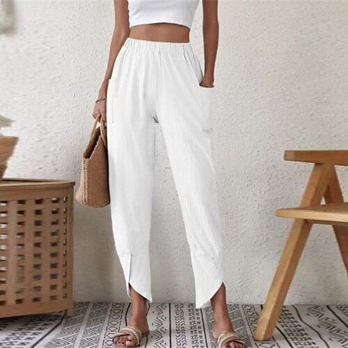 Women's Loungewear Bottom Nighty Pure Color Simple Comfort Home Street Cotton Long Pant Pocket Elastic Waist Spring Summer Black Wine
Women's Loungewear Bottom Nighty Pure Color Simple Comfort Home Street Cotton Long Pant Pocket Elastic Waist Spring Summer Black Wine