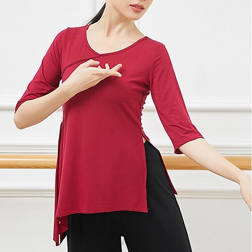 Activewear Top Ruching Pure Color Women's Training Performance Half Sleeve High Cotton Blend
Activewear Top Ruching Pure Color Women's Training Performance Half Sleeve High Cotton Blend