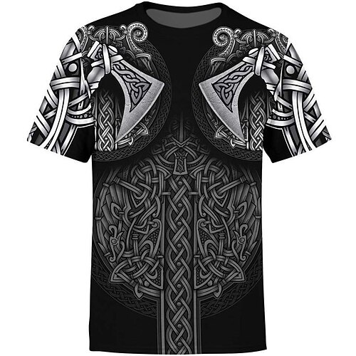 Men's Unisex T shirt Tee Graphic Prints Crew Neck Black Short Sleeve 3D Print Outdoor Street Print Tops Sports Designer Ethnic Style Classic / Summer / Summer
Men's Unisex T shirt Tee Graphic Prints Crew Neck Black Short Sleeve 3D Print Outdoor Street Print Tops Sports Designer Ethnic Style Classic / Summer / Summer