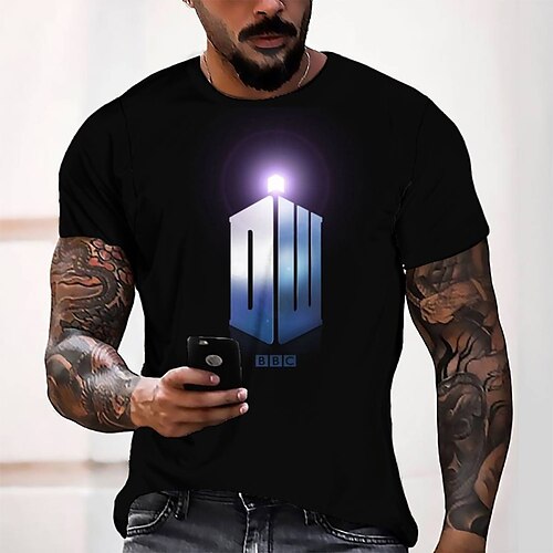 Men's T shirt Tee Tee Graphic Round Neck Black Short Sleeve 3D Print Casual Daily 3D Print Tops Fashion Cool Designer Comfortable / Summer / Summer
Men's T shirt Tee Tee Graphic Round Neck Black Short Sleeve 3D Print Casual Daily 3D Print Tops Fashion Cool Designer Comfortable / Summer / Summer