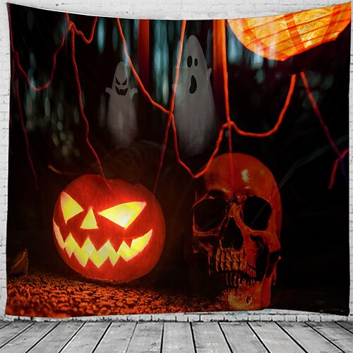 Halloween Party Wall Tapestry Art Decor Blanket Curtain Hanging Home Bedroom Living Room Decoration Polyester
Halloween Party Wall Tapestry Art Decor Blanket Curtain Hanging Home Bedroom Living Room Decoration Polyester