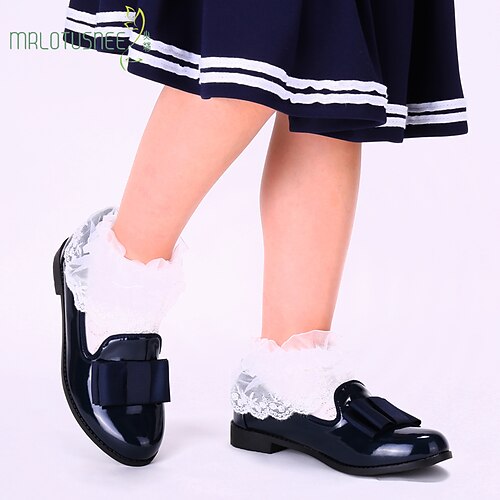 Girls' Flats Dress Shoes School Shoes Leather Non-slipping School Shoes Big Kids(7years ) Little Kids(4-7ys) School Casual Walking Shoes Butterfly Blue Dark Blue Fall Winter
Girls' Flats Dress Shoes School Shoes Leather Non-slipping School Shoes Big Kids(7years ) Little Kids(4-7ys) School Casual Walking Shoes Butterfly Blue Dark Blue Fall Winter