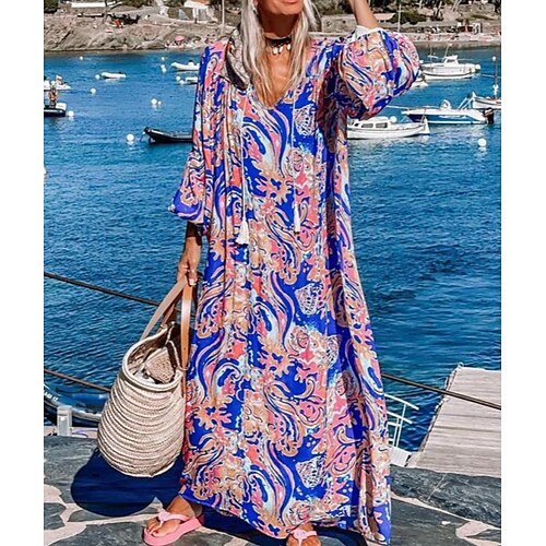 Women's Casual Dress Long Dress Maxi Dress Blue Long Sleeve Ruched Fall Spring Autumn V Neck Modern Winter Dress Weekend Fall Dress 2022 S M L XL 2XL 3XL
Women's Casual Dress Long Dress Maxi Dress Blue Long Sleeve Ruched Fall Spring Autumn V Neck Modern Winter Dress Weekend Fall Dress 2022 S M L XL 2XL 3XL