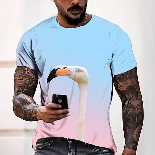 Men's T shirt Tee Tee Graphic Round Neck Blue Short Sleeve 3D Print Casual Daily 3D Print Tops Fashion Cool Designer Comfortable / Summer / Summer
Men's T shirt Tee Tee Graphic Round Neck Blue Short Sleeve 3D Print Casual Daily 3D Print Tops Fashion Cool Designer Comfortable / Summer / Summer