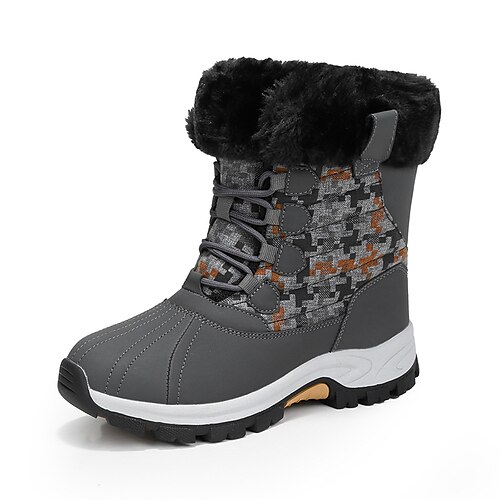 Women's Boots Snow Boots Plus Size Mid Calf Boots Flat Heel Round Toe Sporty Casual Classic Outdoor Walking Shoes PU Leather Elastic Band Fall Winter Color Block Black Gray Purple
Women's Boots Snow Boots Plus Size Mid Calf Boots Flat Heel Round Toe Sporty Casual Classic Outdoor Walking Shoes PU Leather Elastic Band Fall Winter Color Block Black Gray Purple