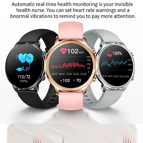696 T18 Smart Watch 1.32 inch Smartwatch Fitness Running Watch Bluetooth Pedometer Call Reminder Sleep Tracker Compatible with Android iOS Women Hands-Free Calls Message Reminder Custom Watch Face IP
696 T18 Smart Watch 1.32 inch Smartwatch Fitness Running Watch Bluetooth Pedometer Call Reminder Sleep Tracker Compatible with Android iOS Women Hands-Free Calls Message Reminder Custom Watch Face IP