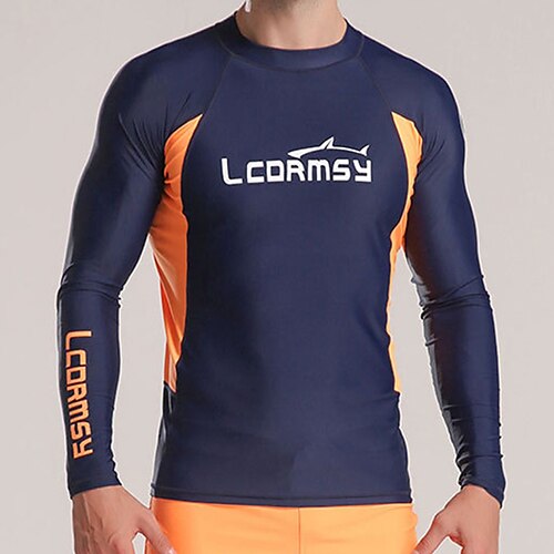 Men's Rash Guard Swim Shirt UPF50 Quick Dry Lightweight Long Sleeve Sun Shirt Bathing Suit Swimming Surfing Beach Water Sports Patchwork Spring Summer Autumn
Men's Rash Guard Swim Shirt UPF50 Quick Dry Lightweight Long Sleeve Sun Shirt Bathing Suit Swimming Surfing Beach Water Sports Patchwork Spring Summer Autumn