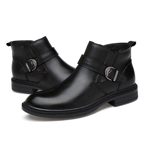 Men's Boots Chelsea Boots Business Casual British Daily Office & Career Nappa Leather Booties / Ankle Boots Black Fall Spring
Men's Boots Chelsea Boots Business Casual British Daily Office & Career Nappa Leather Booties / Ankle Boots Black Fall Spring