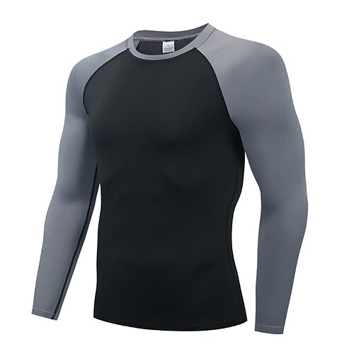 Men's Compression Shirt Long Sleeve Sweatshirt Athletic Spandex Breathable Quick Dry Moisture Wicking Gym Workout Running Active Training Sportswear Activewear Color Block Blue and White Red / black
Men's Compression Shirt Long Sleeve Sweatshirt Athletic Spandex Breathable Quick Dry Moisture Wicking Gym Workout Running Active Training Sportswear Activewear Color Block Blue and White Red / black