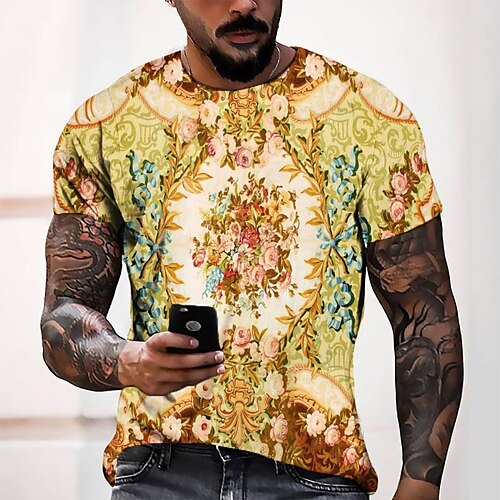 Men's T shirt Tee Tee Graphic Round Neck Orange Short Sleeve 3D Print Casual Daily 3D Print Tops Fashion Cool Designer Comfortable / Summer / Summer
Men's T shirt Tee Tee Graphic Round Neck Orange Short Sleeve 3D Print Casual Daily 3D Print Tops Fashion Cool Designer Comfortable / Summer / Summer