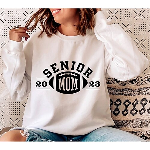 Women's Sweatshirt Pullover Active Streetwear Print White Text Baseball Daily Round Neck Long Sleeve S M L XL XXL / 3D Print
Women's Sweatshirt Pullover Active Streetwear Print White Text Baseball Daily Round Neck Long Sleeve S M L XL XXL / 3D Print
