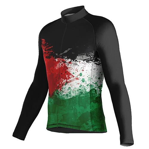 21Grams Men's Cycling Jersey Long Sleeve Bike Top with 3 Rear Pockets Mountain Bike MTB Road Bike Cycling Breathable Quick Dry Moisture Wicking Reflective Strips Black Graffiti Polyester Spandex
21Grams Men's Cycling Jersey Long Sleeve Bike Top with 3 Rear Pockets Mountain Bike MTB Road Bike Cycling Breathable Quick Dry Moisture Wicking Reflective Strips Black Graffiti Polyester Spandex