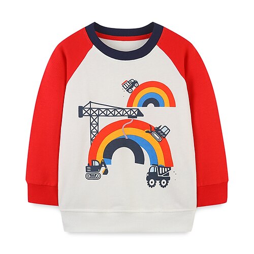 Kids Boys Sweatshirt Cartoon Outdoor Long Sleeve Fashion Cotton 2-8 Years Winter Red
Kids Boys Sweatshirt Cartoon Outdoor Long Sleeve Fashion Cotton 2-8 Years Winter Red