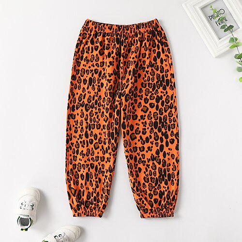 Kids Unisex Pants Leopard Active Casual Cotton 2-6 Years Fall Khaki Orange White
Kids Unisex Pants Leopard Active Casual Cotton 2-6 Years Fall Khaki Orange White