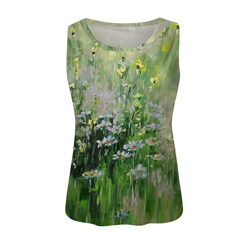 Women's Crew Neck Yoga Top Tank Top Floral Black Green Yoga Fitness Gym Workout Top Sleeveless Sport Activewear Breathable Quick Dry Moisture Wicking Micro-elastic Loose
Women's Crew Neck Yoga Top Tank Top Floral Black Green Yoga Fitness Gym Workout Top Sleeveless Sport Activewear Breathable Quick Dry Moisture Wicking Micro-elastic Loose