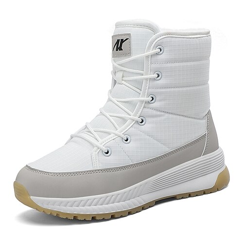 Women's Boots Snow Boots Plus Size Mid Calf Boots Flat Heel Round Toe Sporty Casual Classic Outdoor Walking Shoes PU Leather Lace-up Fall Winter Solid Colored Dark Grey White Black
Women's Boots Snow Boots Plus Size Mid Calf Boots Flat Heel Round Toe Sporty Casual Classic Outdoor Walking Shoes PU Leather Lace-up Fall Winter Solid Colored Dark Grey White Black