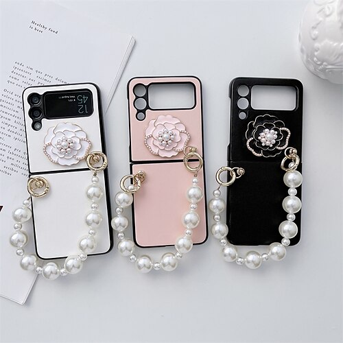 Phone Case For Samsung Galaxy Back Cover Flip Z Flip 4 Z Flip 3 Flip with Wrist Strap Magnetic Flip Solid Colored Flower PC
Phone Case For Samsung Galaxy Back Cover Flip Z Flip 4 Z Flip 3 Flip with Wrist Strap Magnetic Flip Solid Colored Flower PC
